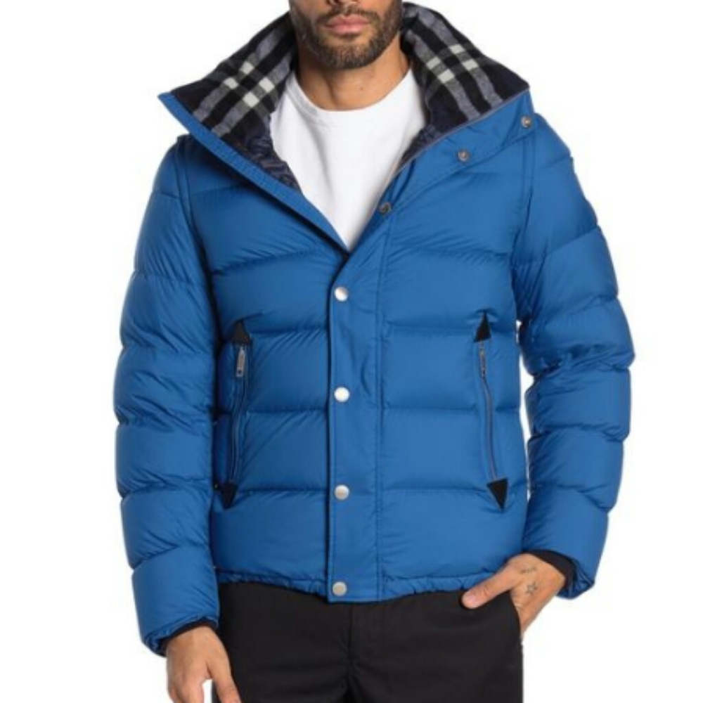 Burberry Hartley Convertible Hooded Down Jacket